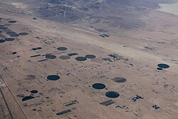 Aerial view of Newberry Springs