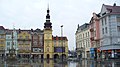 Vista de la plaza del Mercado de Ostrava.