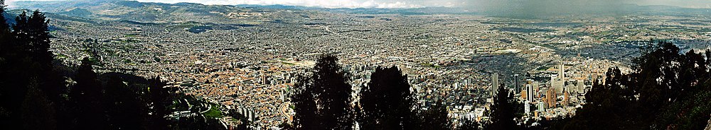 Panorama vido al Bogoto