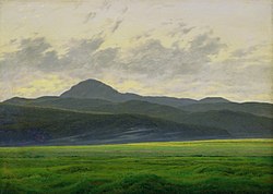 Mountain landscape in Bohemia 1830