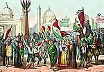 Proklamation der Republik, Gemälde von Rosetti