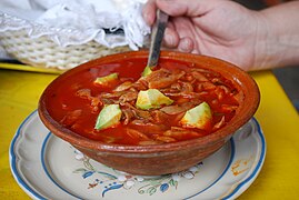 Sopa de fungos en Ocoyoacac.