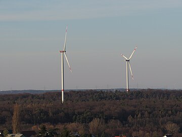 Blick vom Rehberg auf beide Anlagen