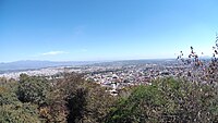 Panorama der Stadt aus den Hügel gesehen