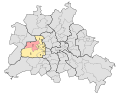 Deutsch: Wahlkreis Charlottenburg-Wilmersdorf 2 für die Wahlen zum Abgeordnetenhaus von Berlin. Stand 2006