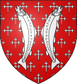 Coat of arms of the counts of Salm (-en-Vosges), junior branch of the counts of Salm.