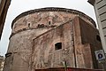 Relieving blind arches made of bricks at the Roman Pantheon