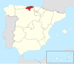 Cantabria – Localizzazione