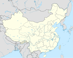 Bakre Hanggin på kartan över Kina