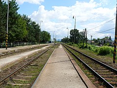 Chynorany train station, railway line 140, Slovakia 08.jpg