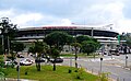 English: Frontage photo of the Cícero Pompeu de Toledo stadium, known as Morumbi. Português: foto da fachada do estádio Cícero Pompeu de Toledo, conhecido como Morumbi. Español: foto de la fachada del estadio Cícero Pompeu de Toledo, conocido como Morumbi.