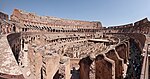 Panorámica del interior del Coliseo de Roma
