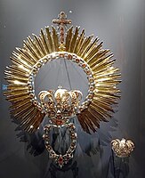 Crowns for the Virgin of Atocha and Child, c. 1852, Narciso Práxenes