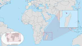 Kart over Mayotte