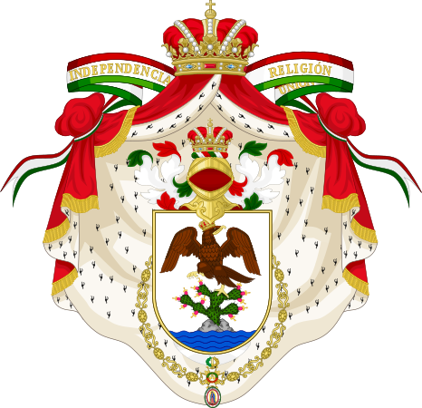 Escudo de armas del Emperador Agustín de Iturbide.