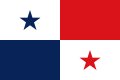 Drapèu de Panamà oficialament adoptat en 1925.