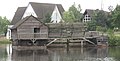 Mulino natante ungherese del Danubio "Julischka", all'Internationales Wind- und Wassermühlen-Museum di Gifhorn, Germania.