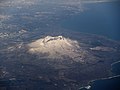 上空から見た北海道駒ケ岳