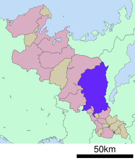 Kaart van Ukyo-ku