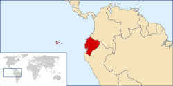 Lokasi Ecuador
