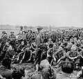 Entertaining troops, 1945