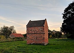 Pigeoncote In Field Facing House Called The Cottage, Epperstone, Nottinghamshire (1).jpg