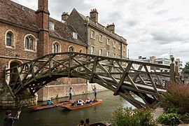 Commended: Over the River Cam, the Wooden Bridge, known also as the Mathematical Bridge, joins the two sides of Queens' College Author: Rafa Esteve