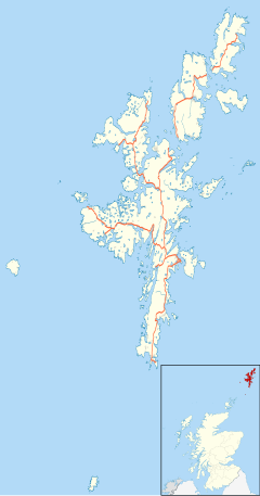 Voe is located in Shetland