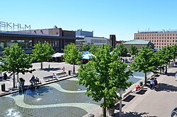 Skärholmstorget i juni 2016.