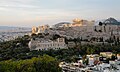 La Acrópolis, en Atenas.