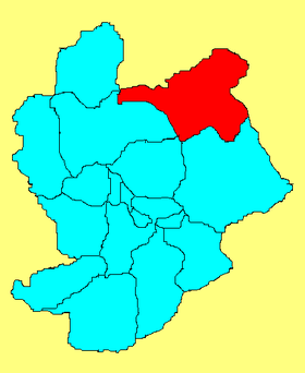 Localisation de Gūyuán Xiàn
