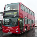 El Alexander Dennis Enviro 400, propiedad de la empresa Arriva, es un autobús de dos pisos