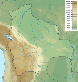 Map showing the location of Altiplano Basin