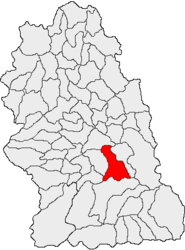 Boșorod – Mappa