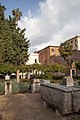 Vista del jardín del museo