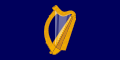 Dnes prezidentská vlajka Írska, v 18. storočí neoficiálna Írska vlajka