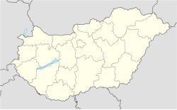 سِکِش‌فِهِروار در مجارستان واقع شده