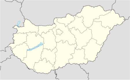 Location of teams in 2022–23 Nemzeti Bajnokság I