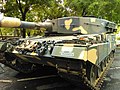 Leopard 2A4HU harckocsi a Városligetben kiállítva (2022)