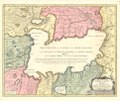 Xəzər dənizi ətrafı ərazilərin I Pyotrun əmri ilə Reyner Ottens (1698-1750), Yakob Keyser (1710-1745) tərəfindən hazırlanmış xəritəsi, (1720-ci il). Qalaqayın qalası aşağıdan solda "Persia" ilə "Şirvan"ın sərhədində göstərilib.