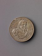 Model for a portrait medal of Augustus, Elector of Saxony MET 1326r.jpg