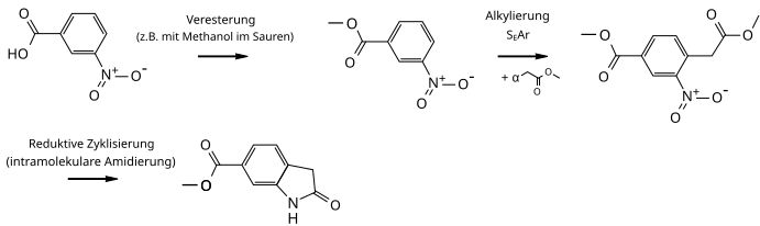 Nintedanib Syntheseschritt 1