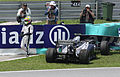 Maldonado at the Malaysian GP