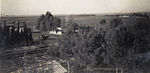 קיבוץ יגור ומפרץ חיפה בשנת 1942, כפי שנשקפו מגג בית הספר ע"ש לודוויג טיץ