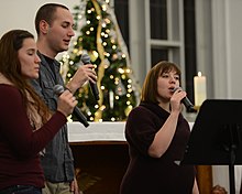 RAF Mildenhall chapel performs Christmas music