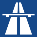 Symbol 1 Autobahn