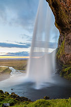 Behind Seljalandsfoss