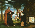 Noli me tangere, Hans Holbein el Joven, 1532, Royal Collection.