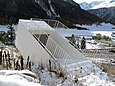 Transportabler U-Bahn-Eingang in Graubünden