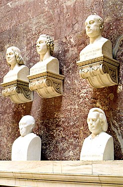 Busts in the Walhalla in 2005